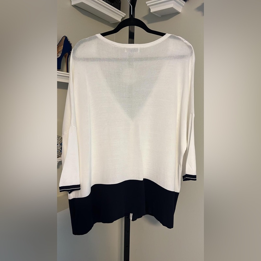 Patrizia Luca Knit Contrast Cardigan - Picture 7 of 12